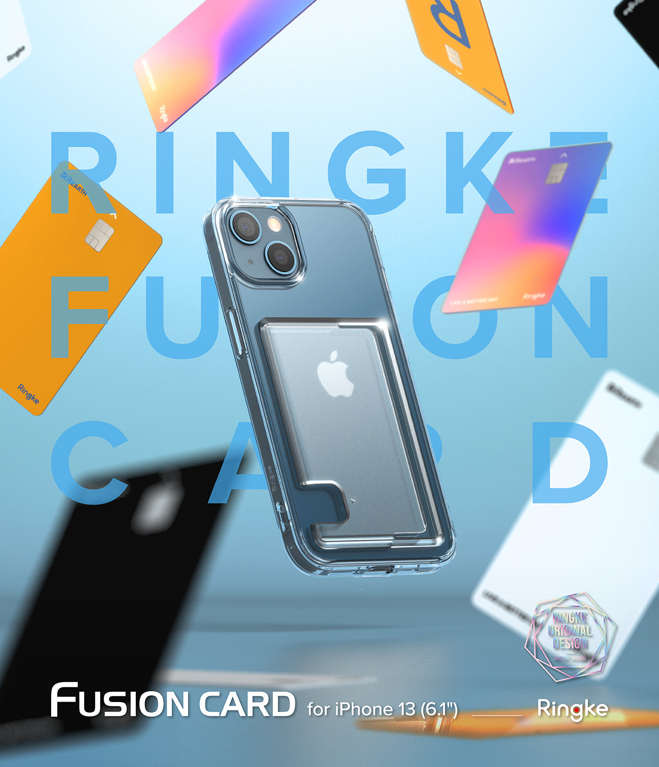 iPhone 13 Case | Fusion Card Clear - By Ringke