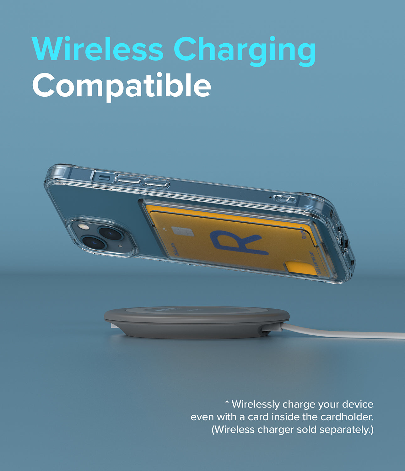 iPhone 13 Case | Fusion Card Clear - Wireless charging compatible