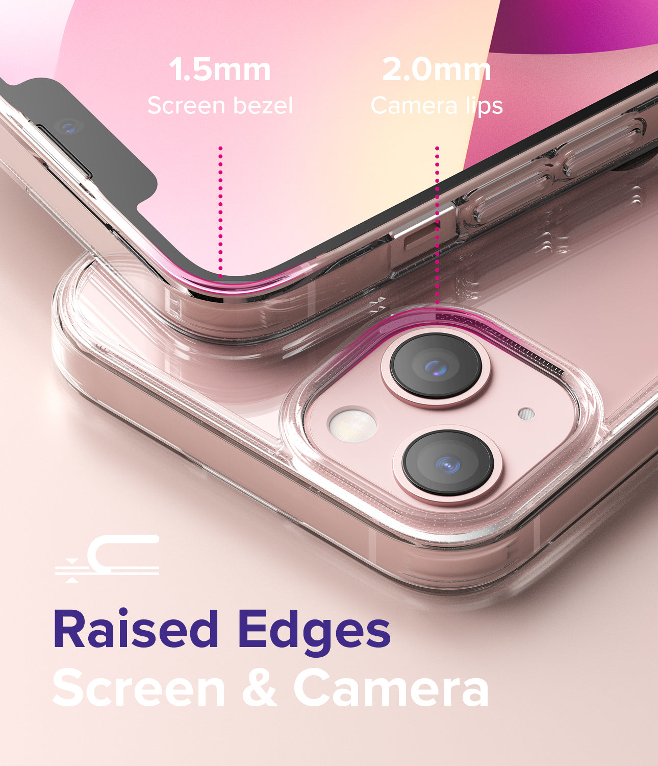 iPhone 13 Mini Case | Fusion - Raised Edges. Screen & Camera