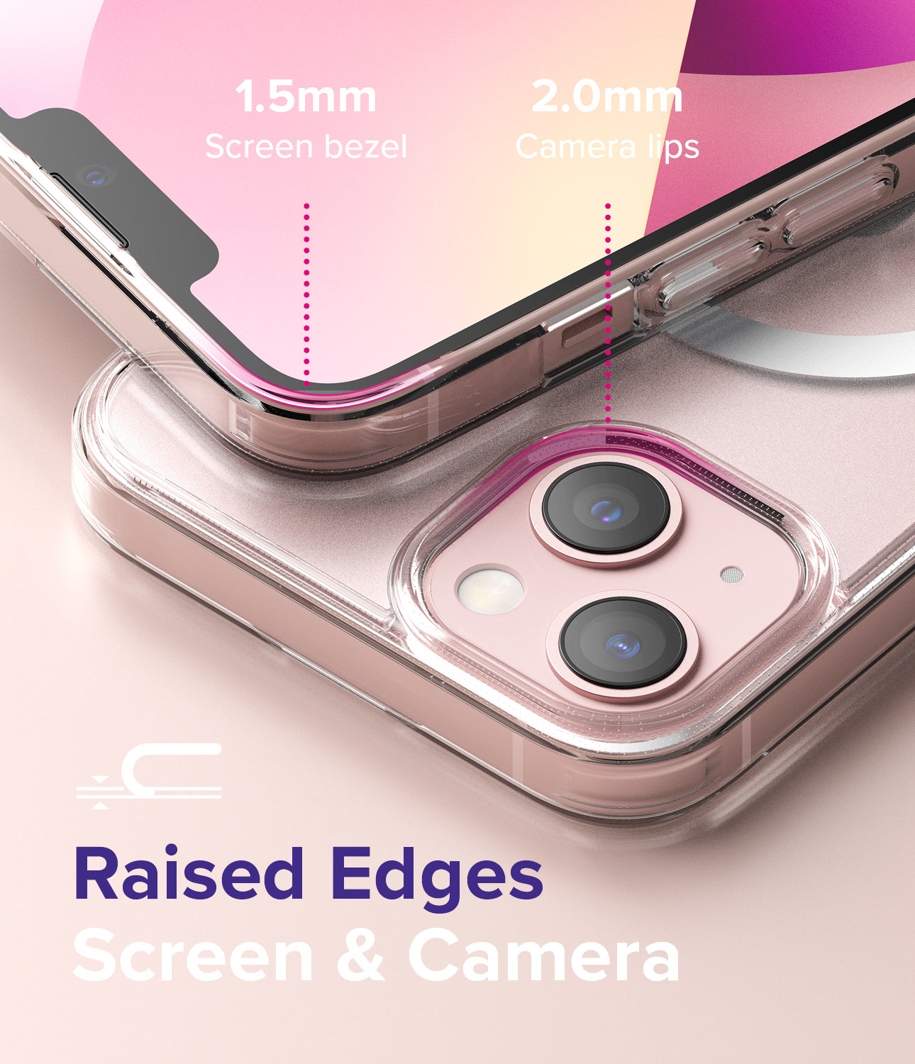 iPhone 13 Mini Case | Fusion Magnetic - Raised Edges. Screen & Camera