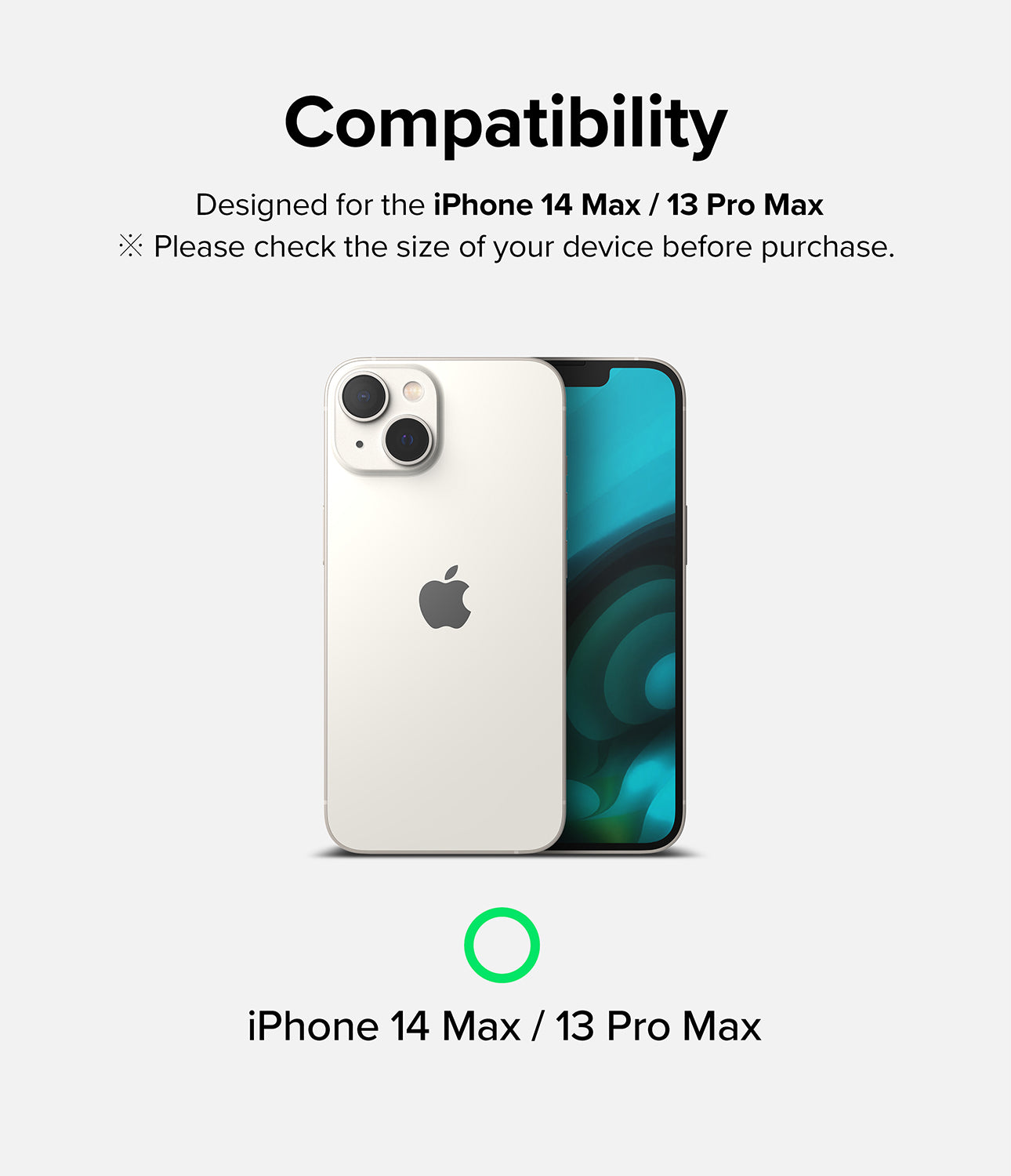 iPhone 14 Plus / 13 Pro Max Screen Protector | Full Cover Glass - Compatible with iPhone 14 Max and iPhone 13 Pro Max