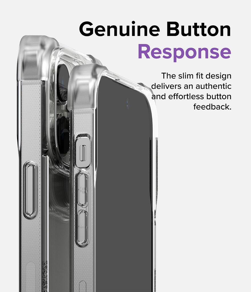 Genuine Button Response - The slim fit design delivers an authentic and effortless button feedback.