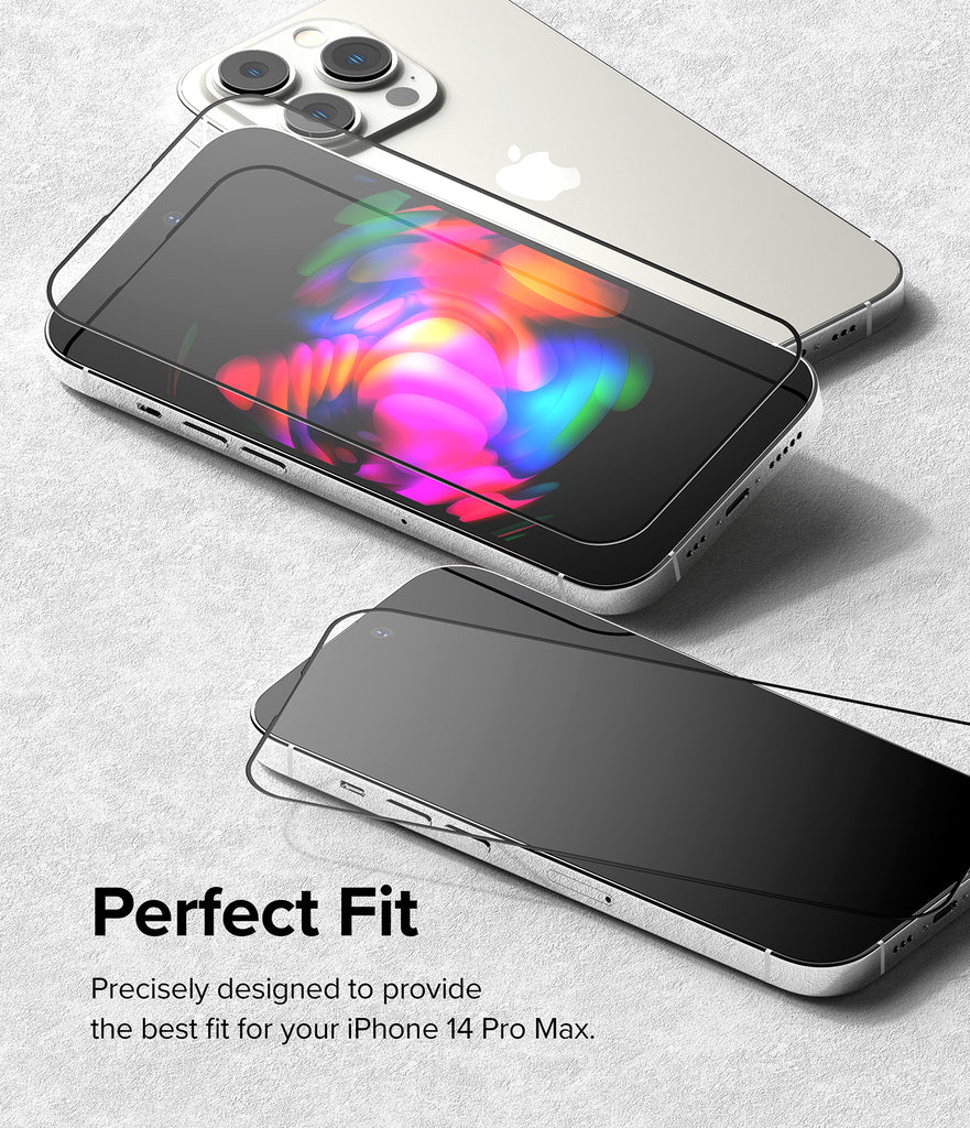 iPhone 14 Pro Max Screen Protector | Full Cover Glass - Perfect Fit
