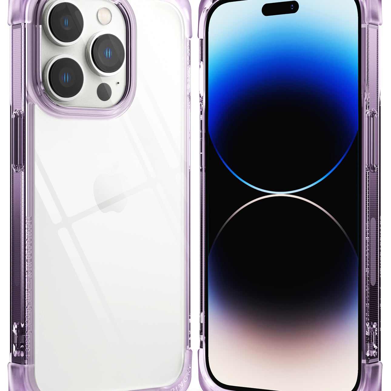 iPhone 14 Pro Max Case | Fusion Bumper Clear Purple