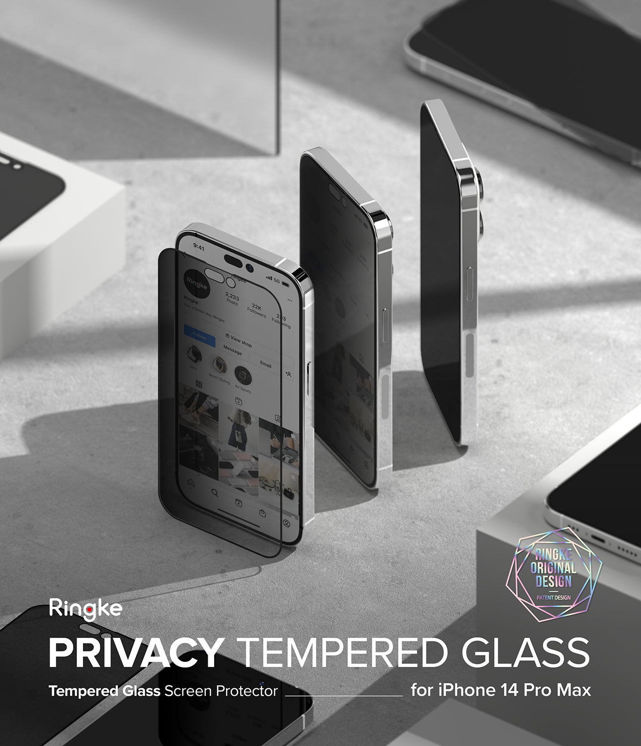 iPhone 14 Pro Max Screen Protector | Privacy Glass