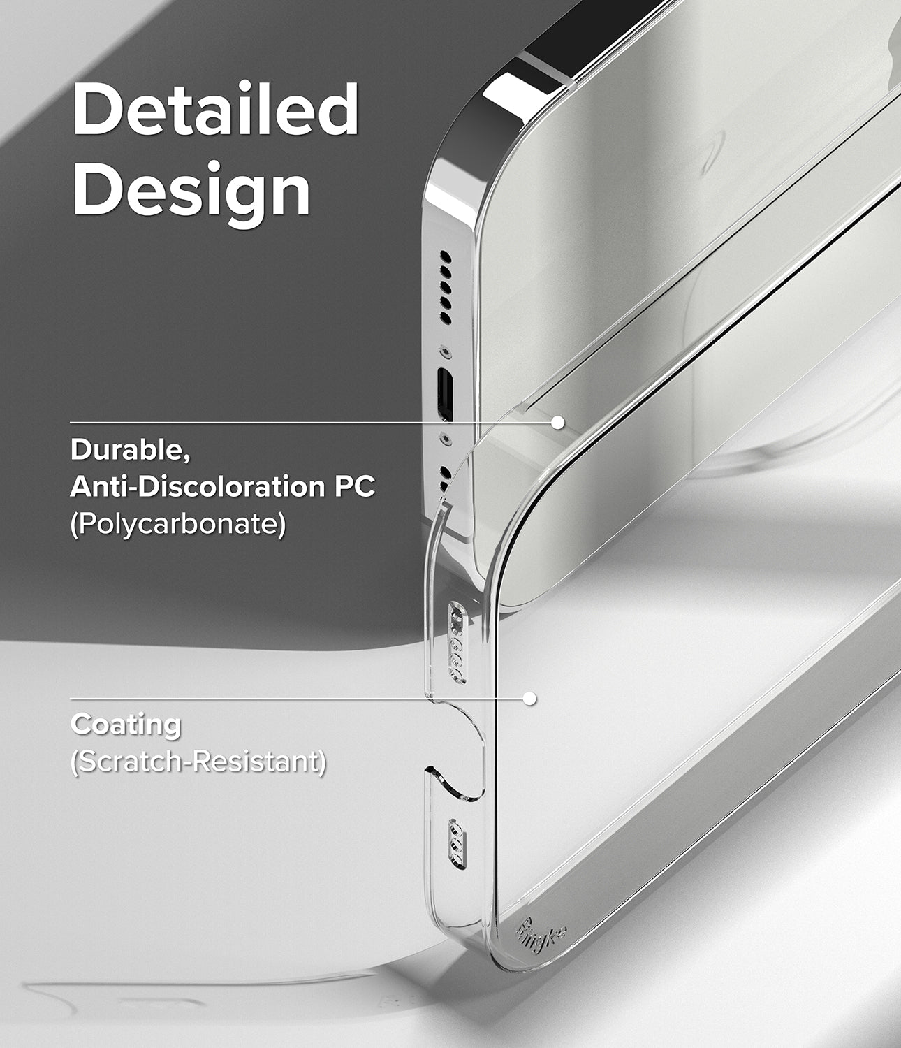 iPhone 14 Pro Case | Slim - Detailed Design. Durable, Anti-Discoloration PC (Polycarbonate) Coating (Scratch-Resistant)