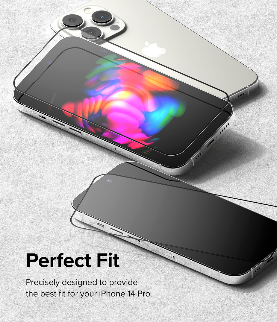 iPhone 14 Pro Screen Protector Full Cover Glass Ringke Official Store