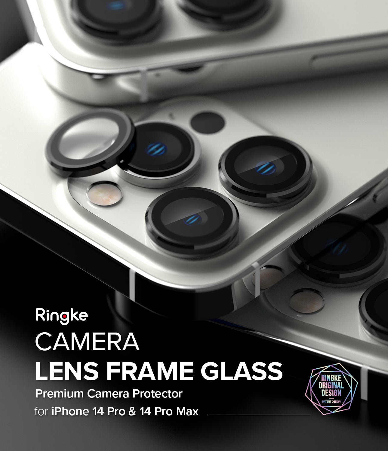 iPhone 14 Pro Max / 14 Pro | Camera Lens Frame Glass - By Ringke
