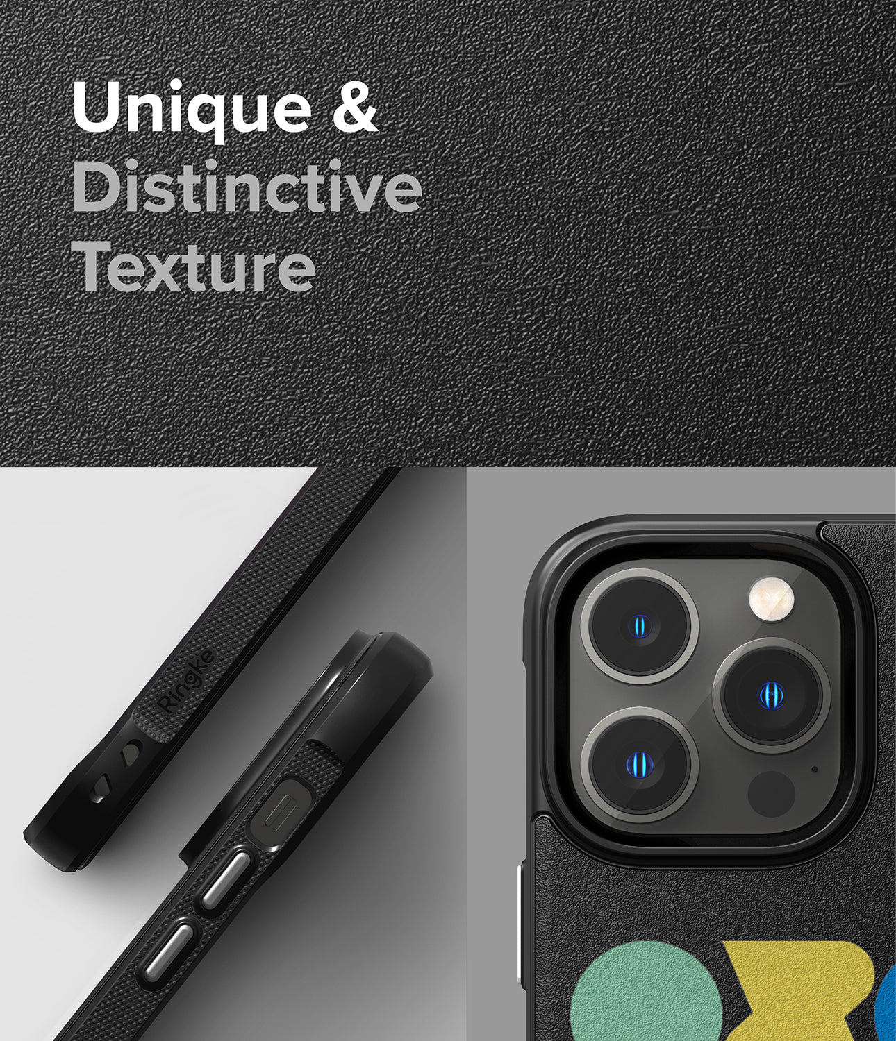 iPhone 14 Pro Case | Onyx Design - Unique and Distinctive Texture