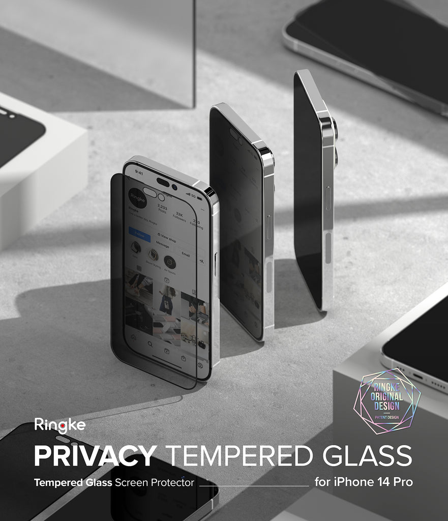 iPhone 14 Pro Screen Protector | Privacy Glass - By Ringke