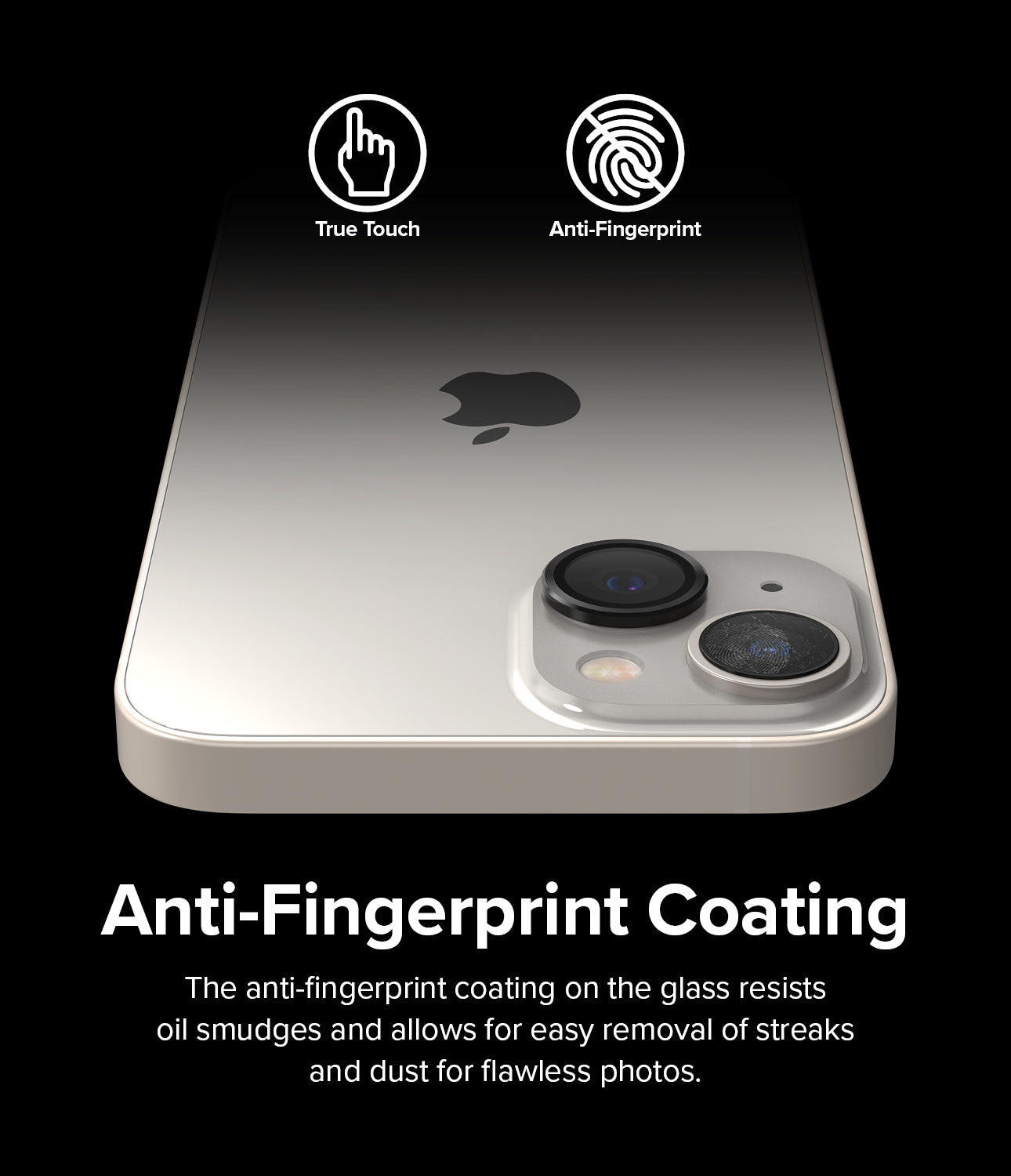 iPhone 14 Plus / 14 | Camera Lens Frame Glass - Anti-Fingerprint Coating.