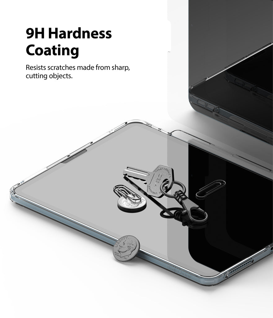 9H hardness coating resists scratches made from sharp, cutting objects