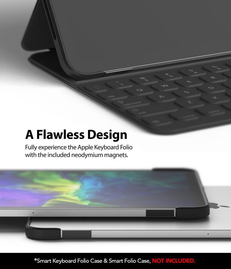 a flawless design - fully experience the apple keyboard folio with the included neodymium magnets