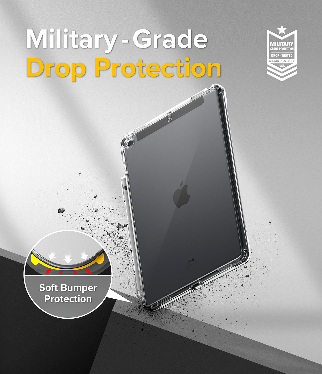 Military-grade drop protection