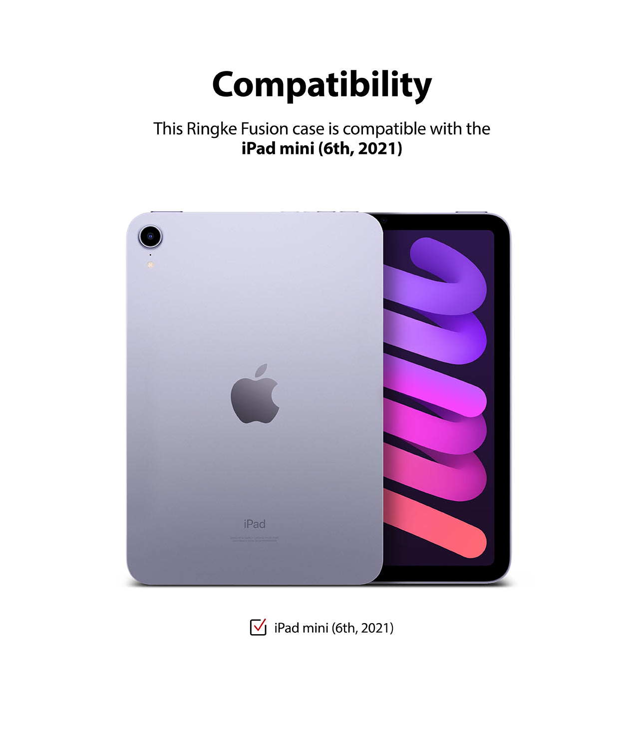 Compatible with iPad mini 6th Generation