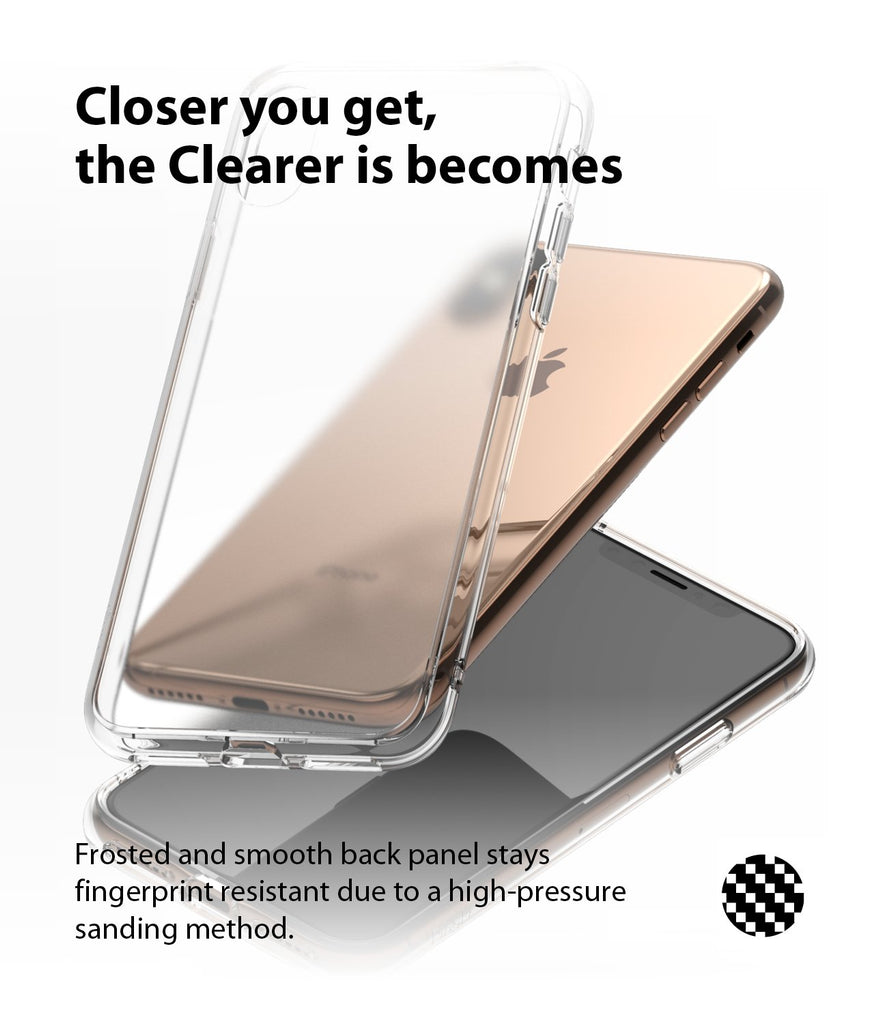 ringke fusion matte for apple iphone xs case cover clear back
