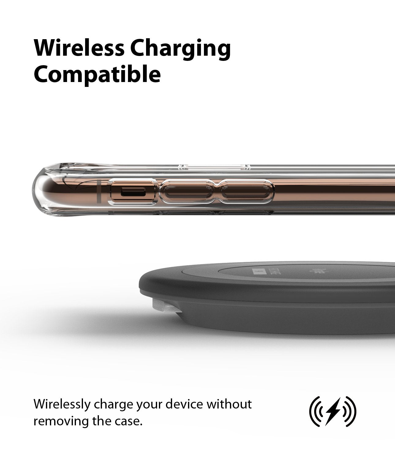 ringke fusion matte for apple iphone xs case cover wireless charging compatible