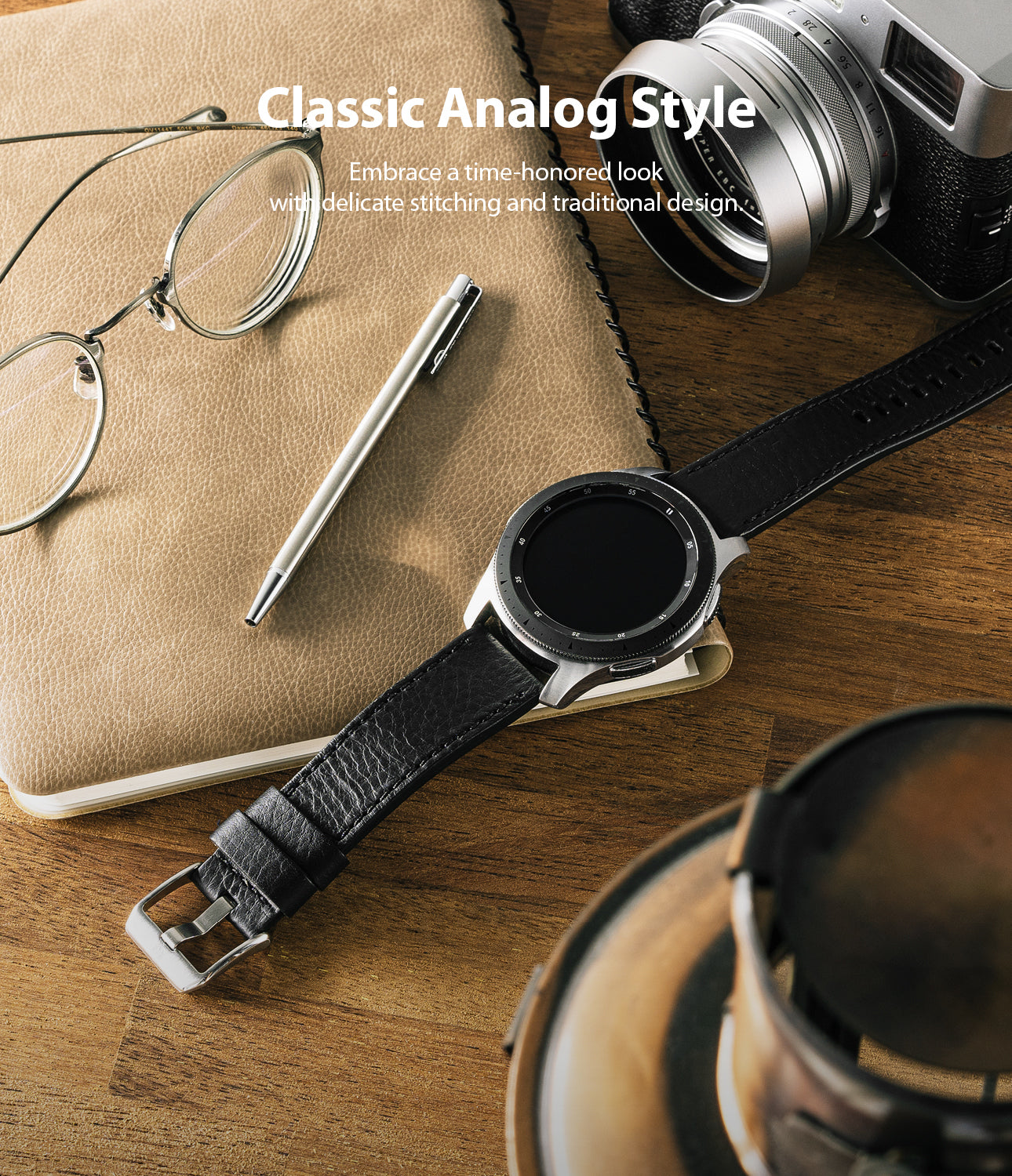 classic analog style - embradce a time-honored look with delicate stitching and traditional design
