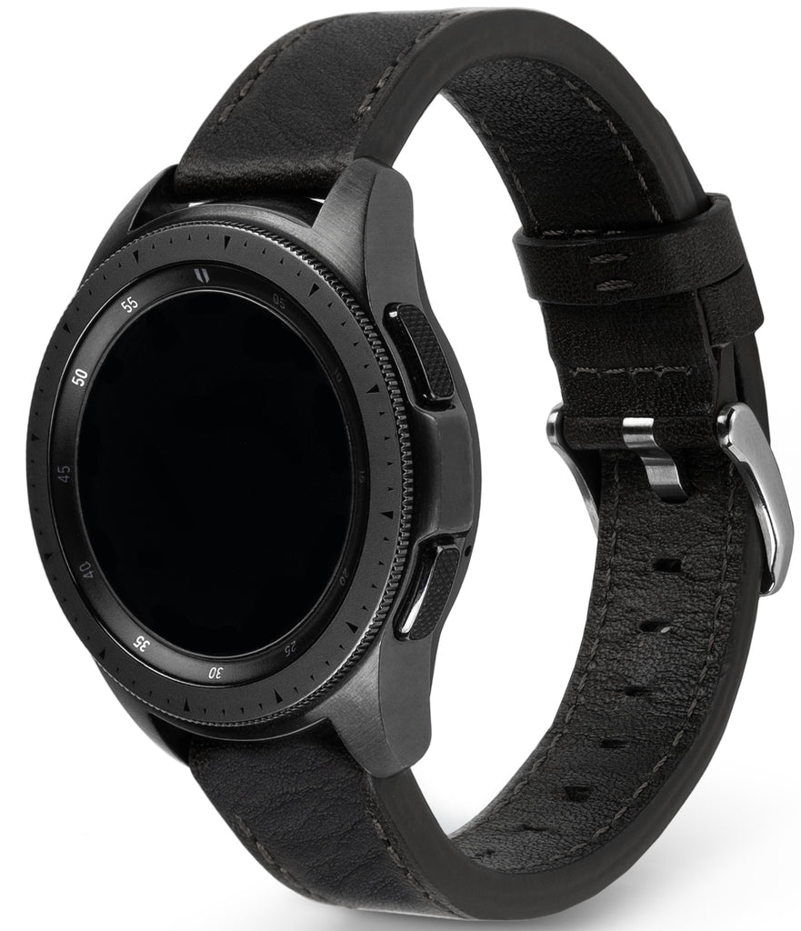 smartwatch band - ringke leather one classic band for watch lug size 20mm - compatible with glaaxy watch 3 41mm | galaxy watch 42mm | galaxy watch active 2 44mm