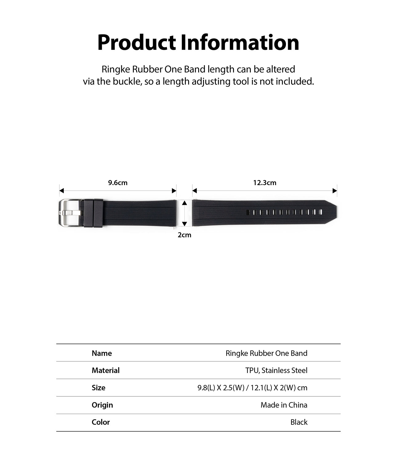 Watch Lug 20mm | Rubber One Band - Ringke Official Store