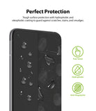 tough surfaces protection with hydrophobic and oleophobic coating to guard against scratches, stains, and smudges