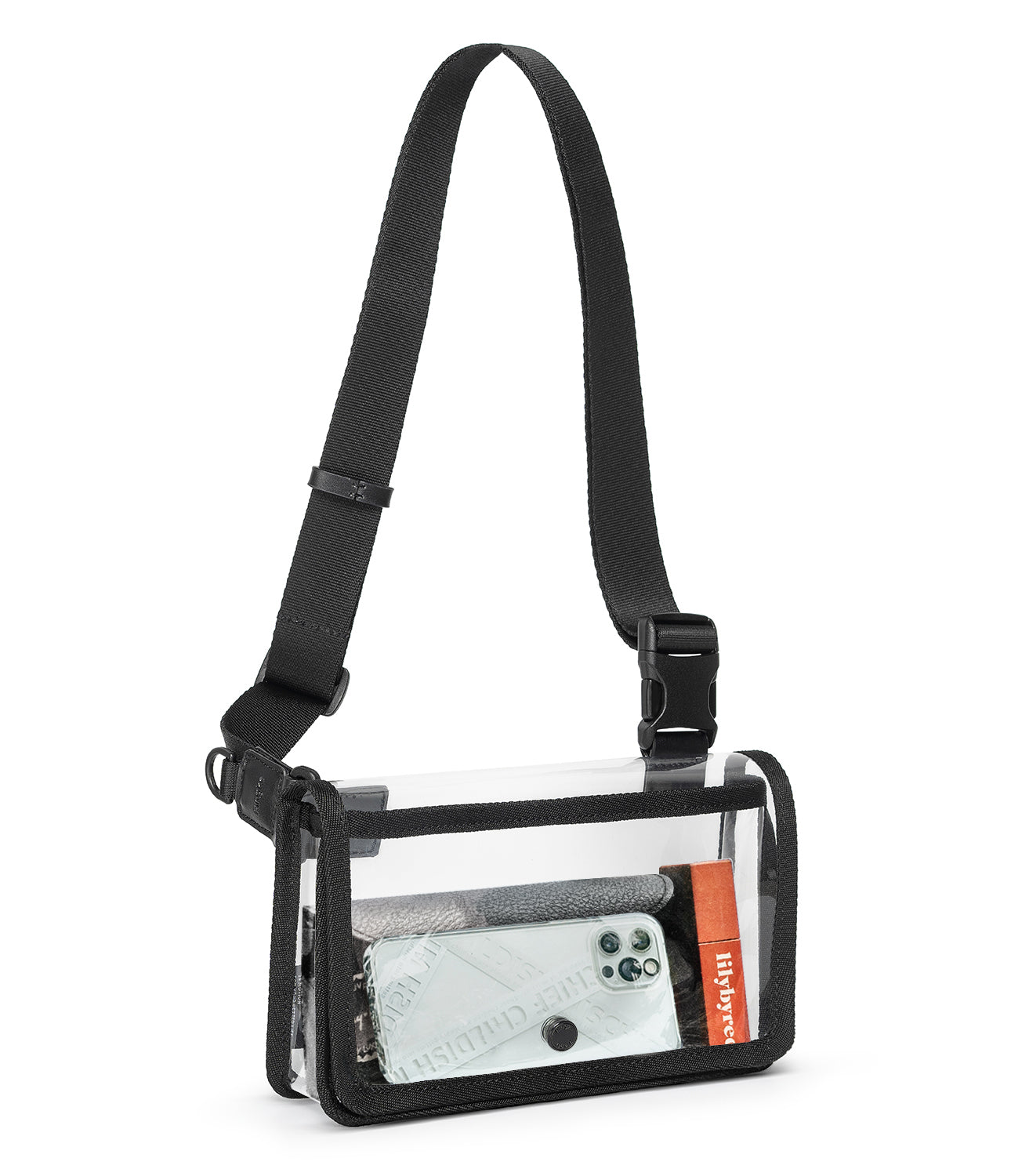 mini cross bag pvc transparent