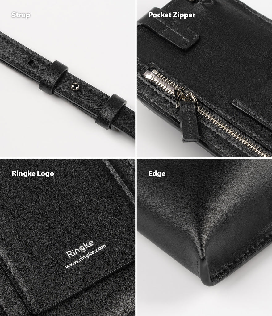 ringke mini cross bag pu leather for smart devices
