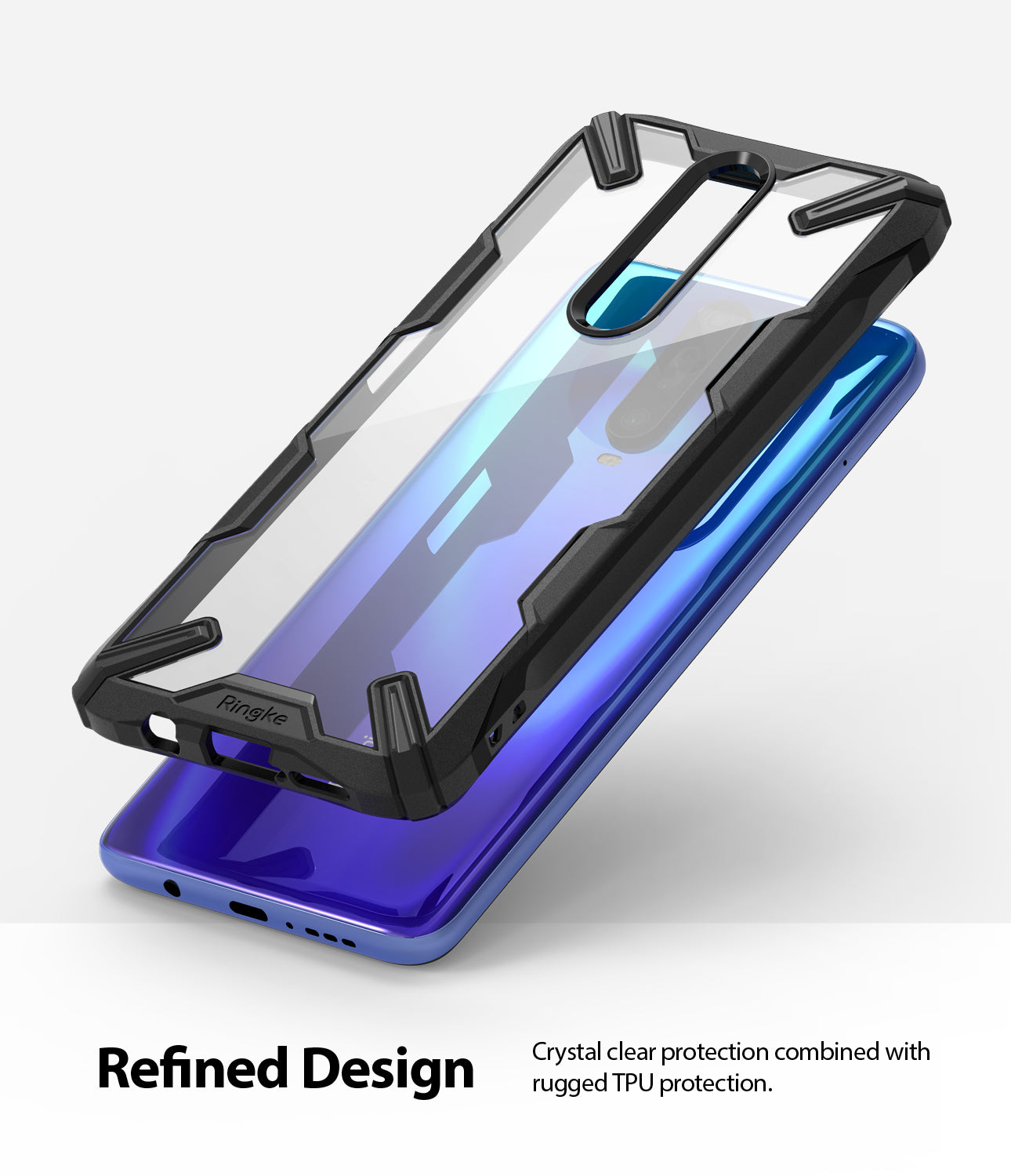 crystal clear protection combined with rugged tpu protection