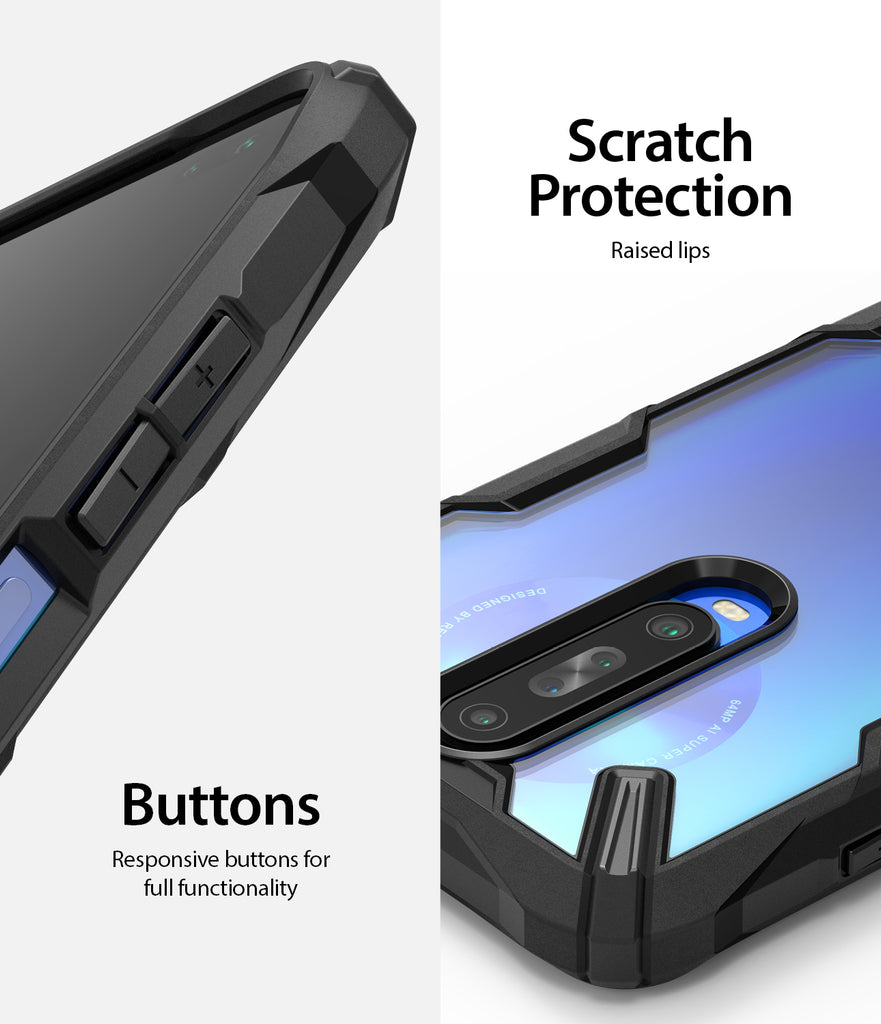 responsive buttons and scratch protection