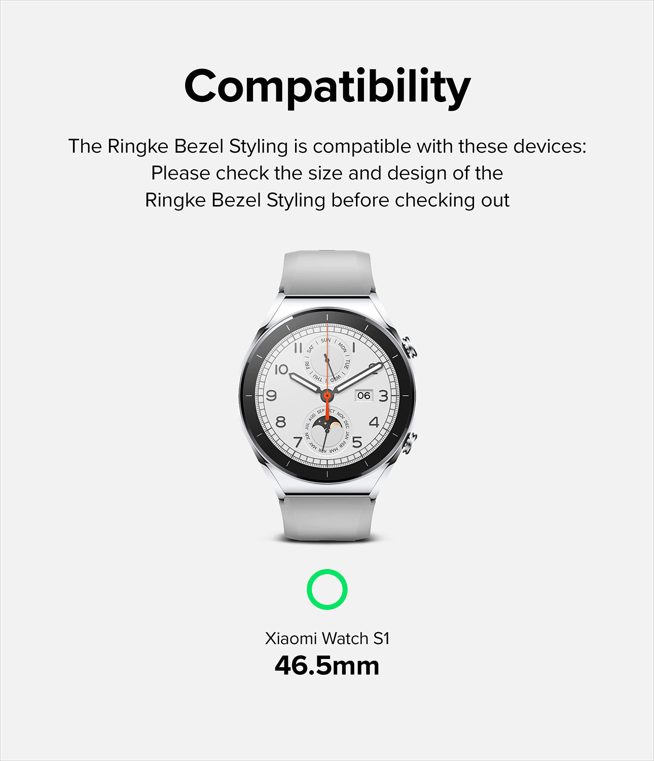 Xiaomi Watch S1 46mm 46-01 (ST) Silver