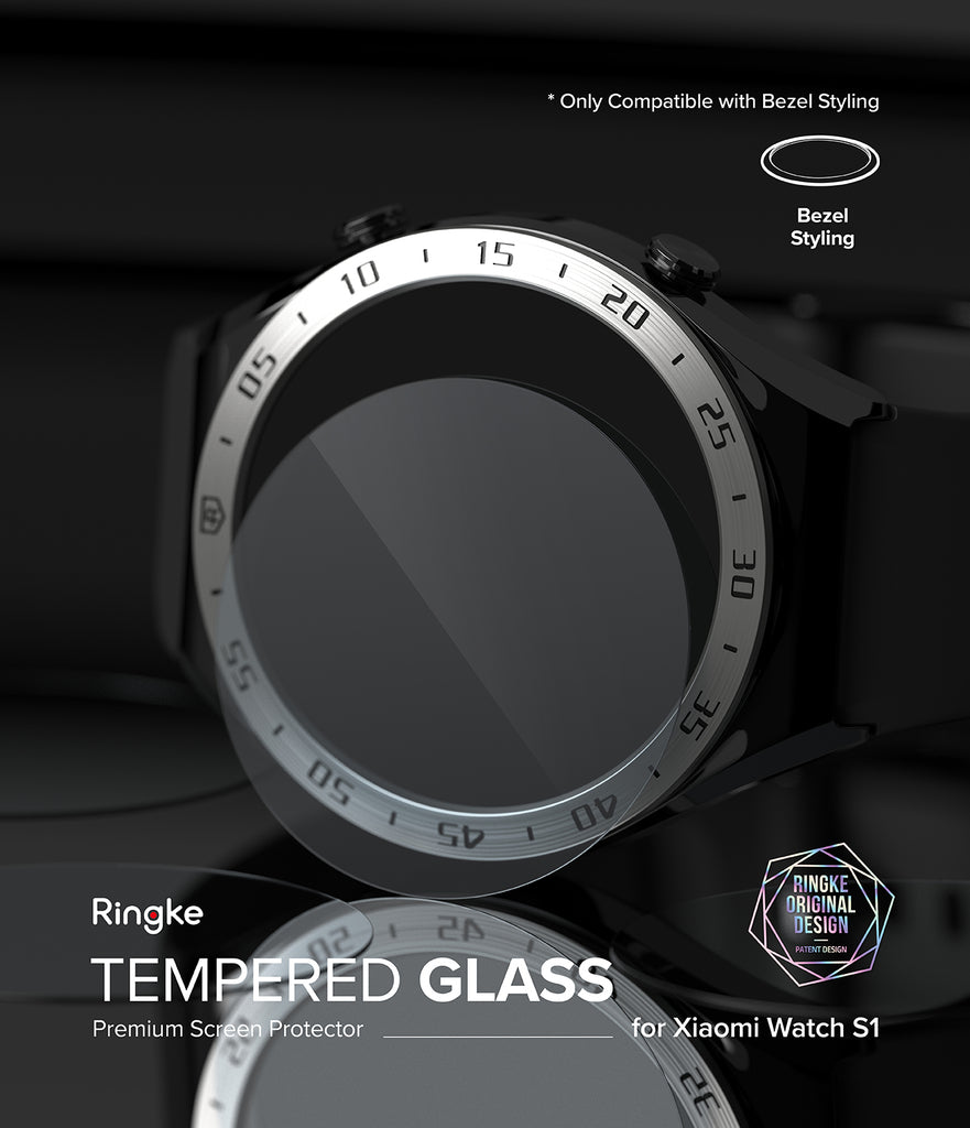 Xiaomi Watch S1 46mm | Glass for Bezel Styling [4P] - Ringke Official Store