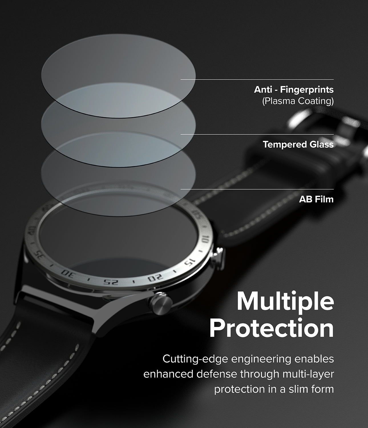 Xiaomi Watch S1 46mm | Glass for Bezel Styling [4P] - Ringke Official Store