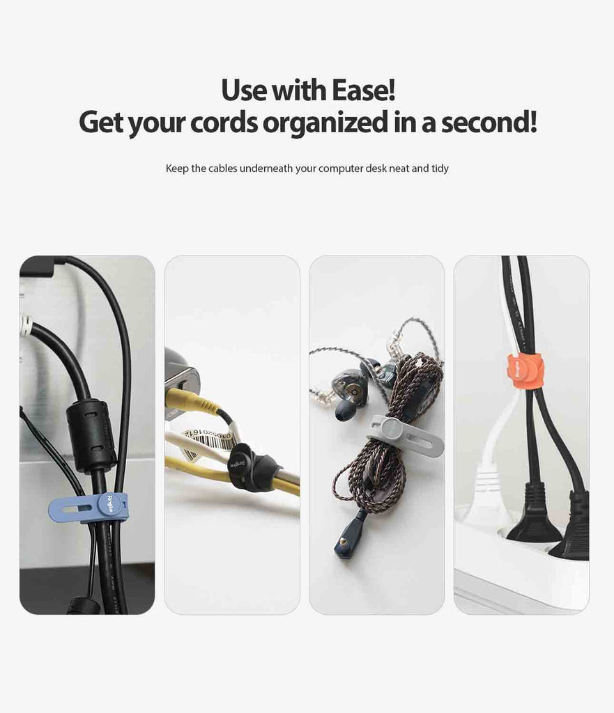 get your cords and cables organized in a second