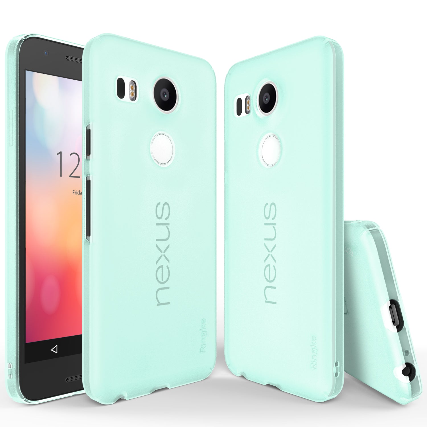 ringke slim thin lightweight hard pc back case cover for google nexus 5x main frost mint