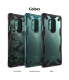 available in black, turquoise green, camo black