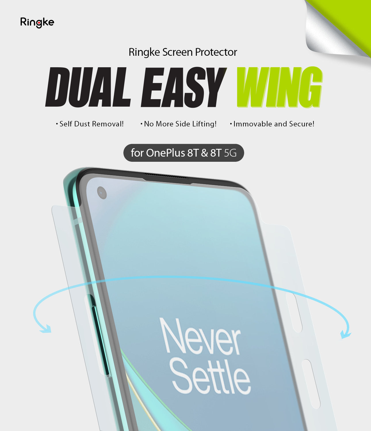 OnePlus 8T / 8T Plus 5G Screen Protector | Dual Easy Film – Ringke