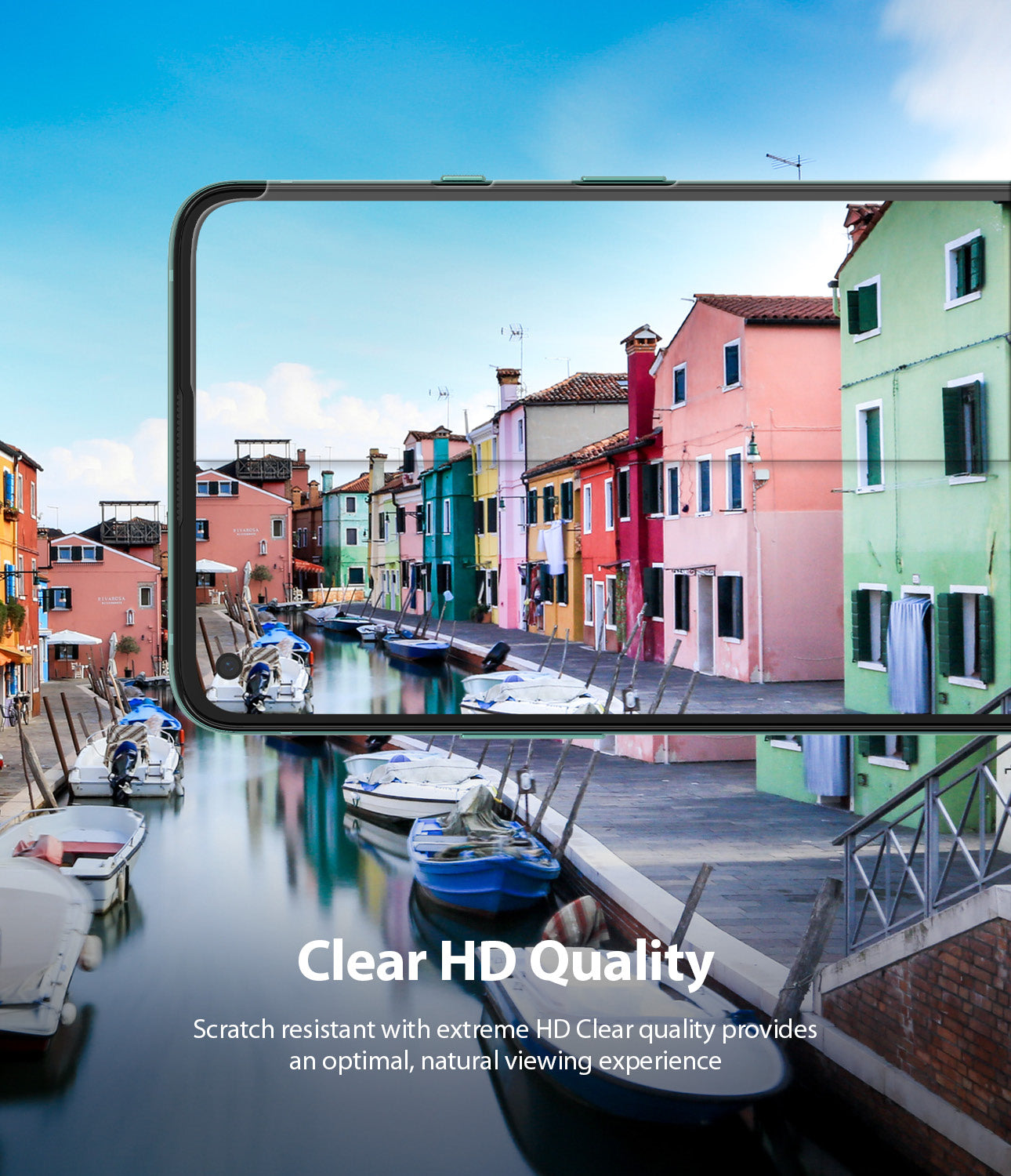 scratch resistant with extreme hd clear quality provides an optimal and natural viewing exprience