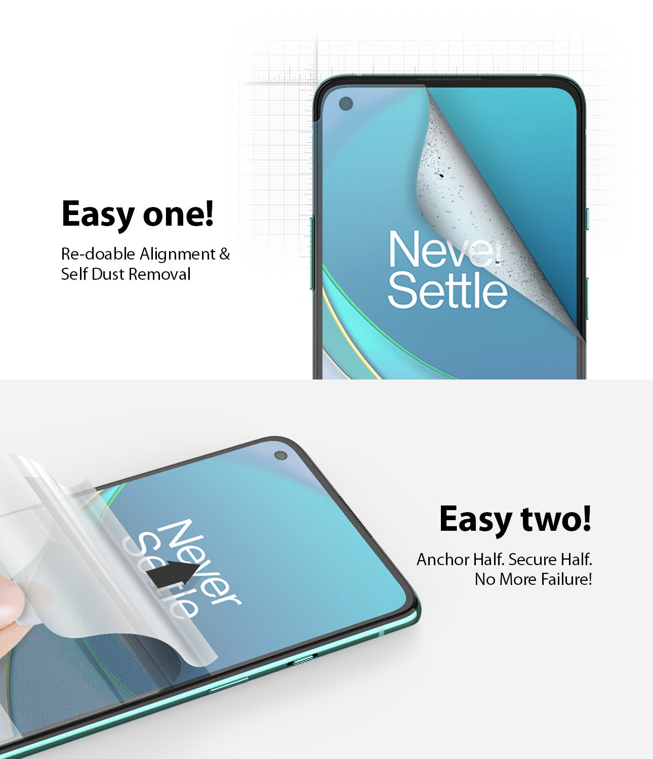 OnePlus 8T / 8T Plus 5G Screen Protector | Dual Easy Film – Ringke