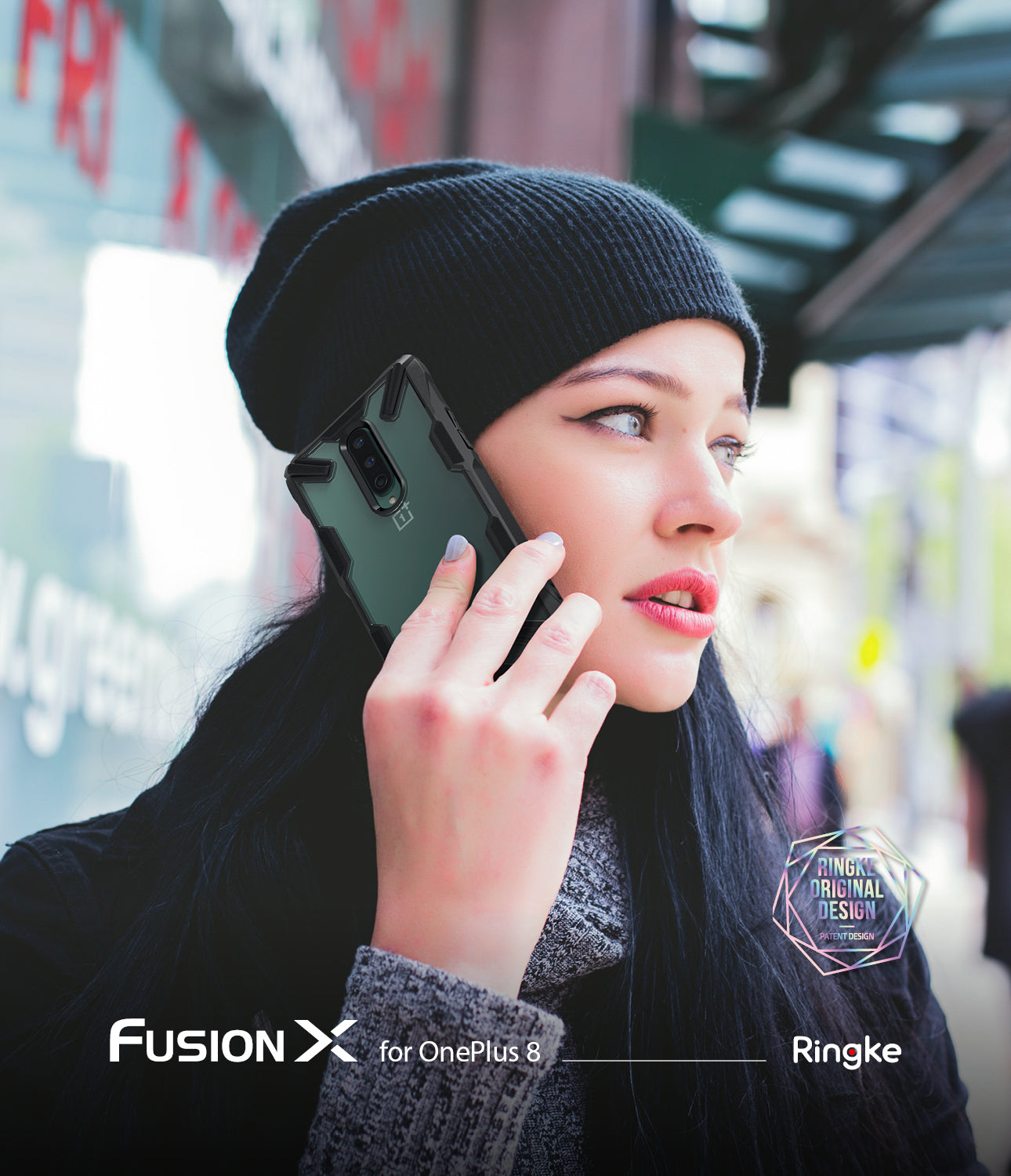 ringke fusion-x designed for oneplus 8 