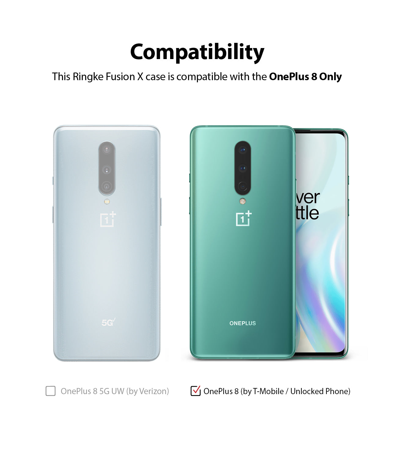 compatible with oneplus 8 