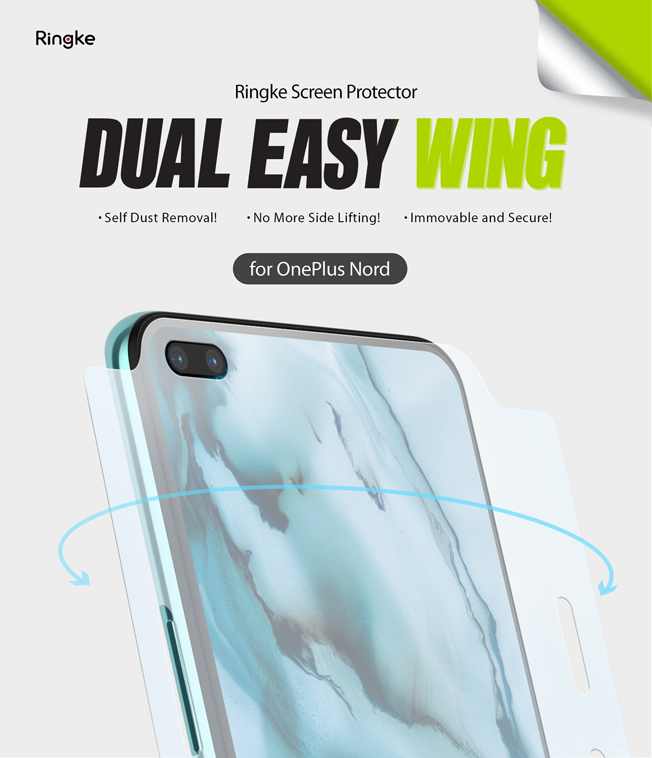 dual easy wing film for oneplus nord