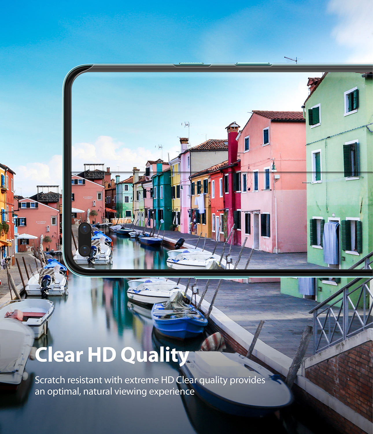 scratch resistant with extreme HD clear quality provides an optimal, natural viewing experience