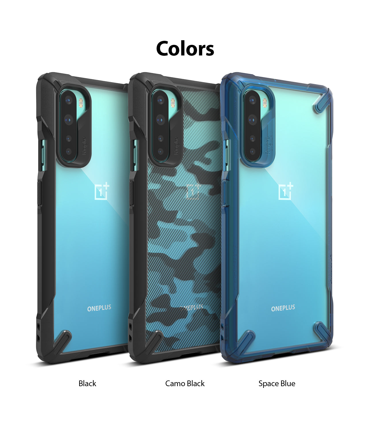 available in black / camo black / space blue