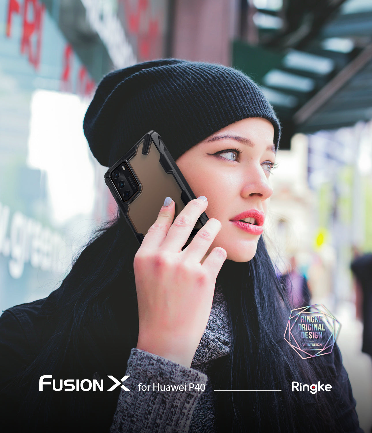 ringke fusion-x designed for huawei p40
