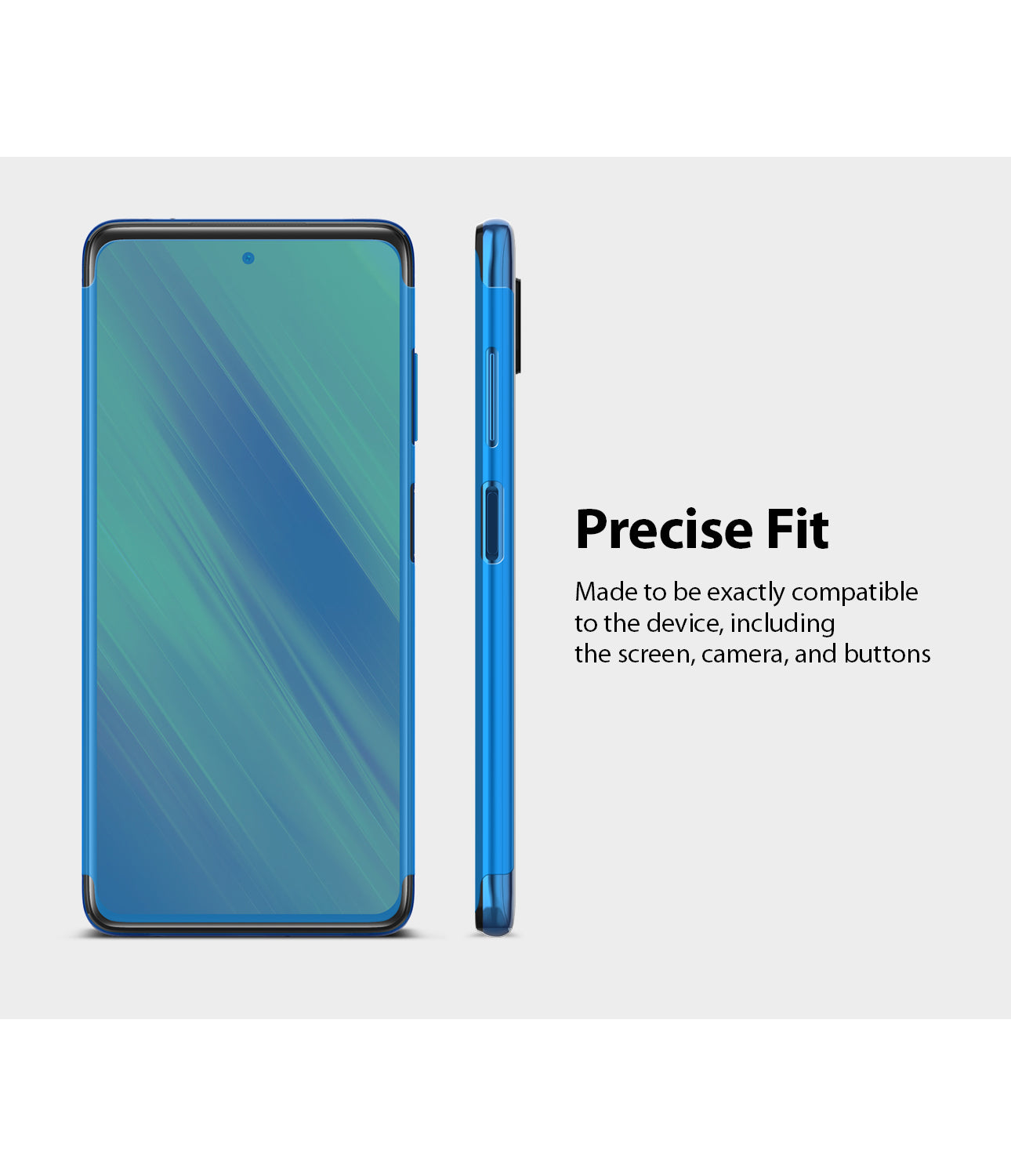 ☆ Ringke Xiaomi Poco X3 NFC ケ ペースブルー 846 Poco X3 NFC Screen Protector | Ringke Dual Easy Film Wing – Ringke
