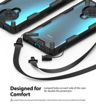 designed for comfort - lanyard holes on each side of the case for double protection