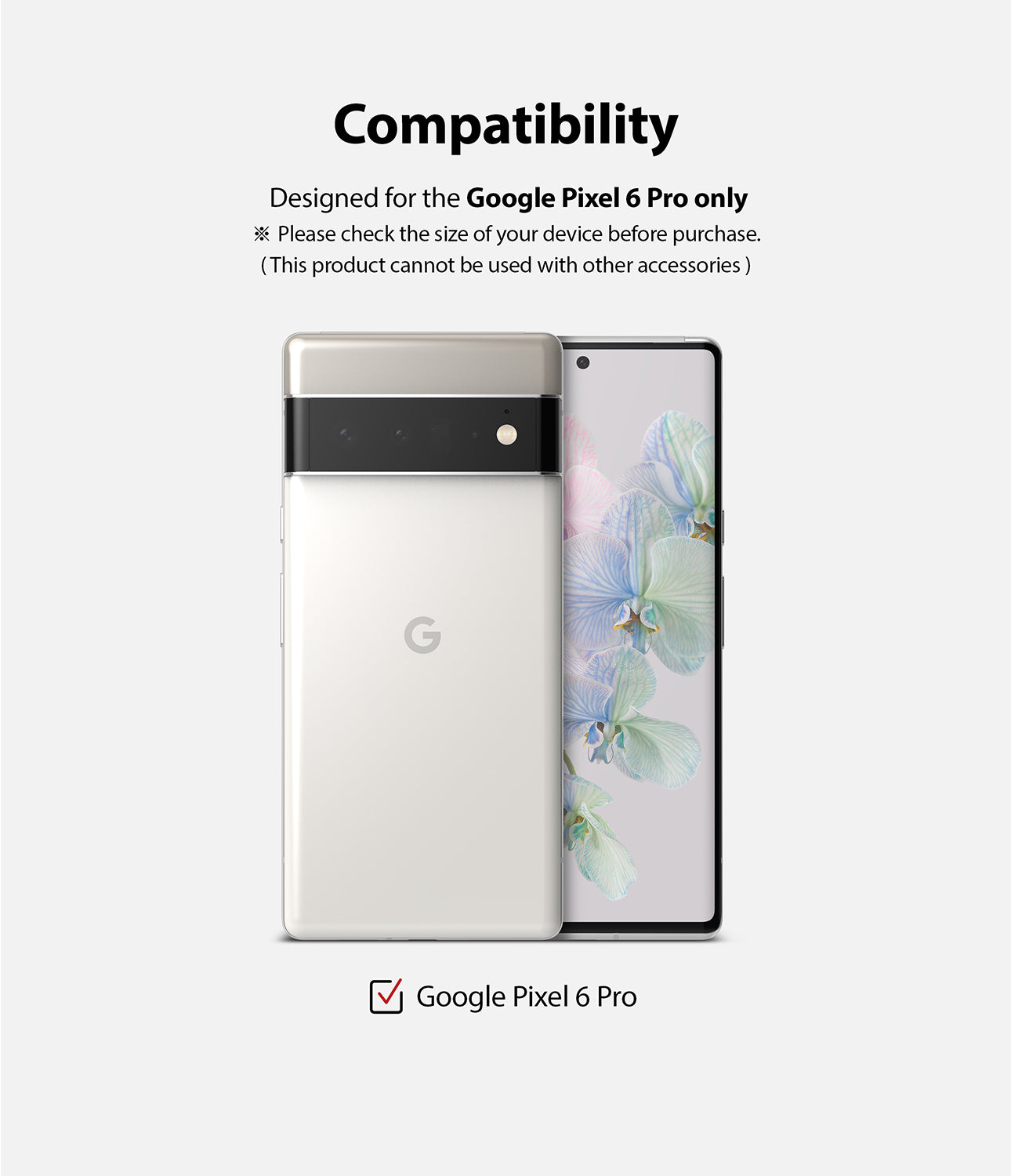 Compatible with Google Pixel 6 Pro