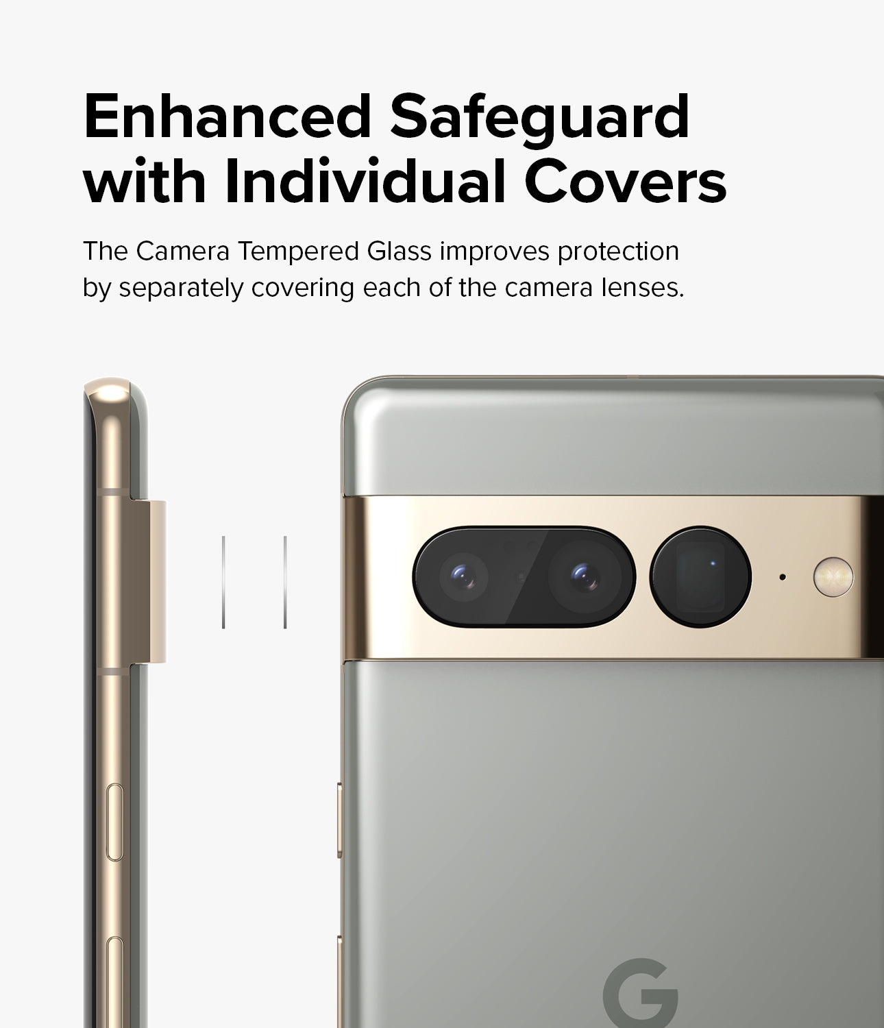Google Pixel 7 Pro | Camera Protector Glass [3 Pack]-Enhanced Safeguard with Individual Covers