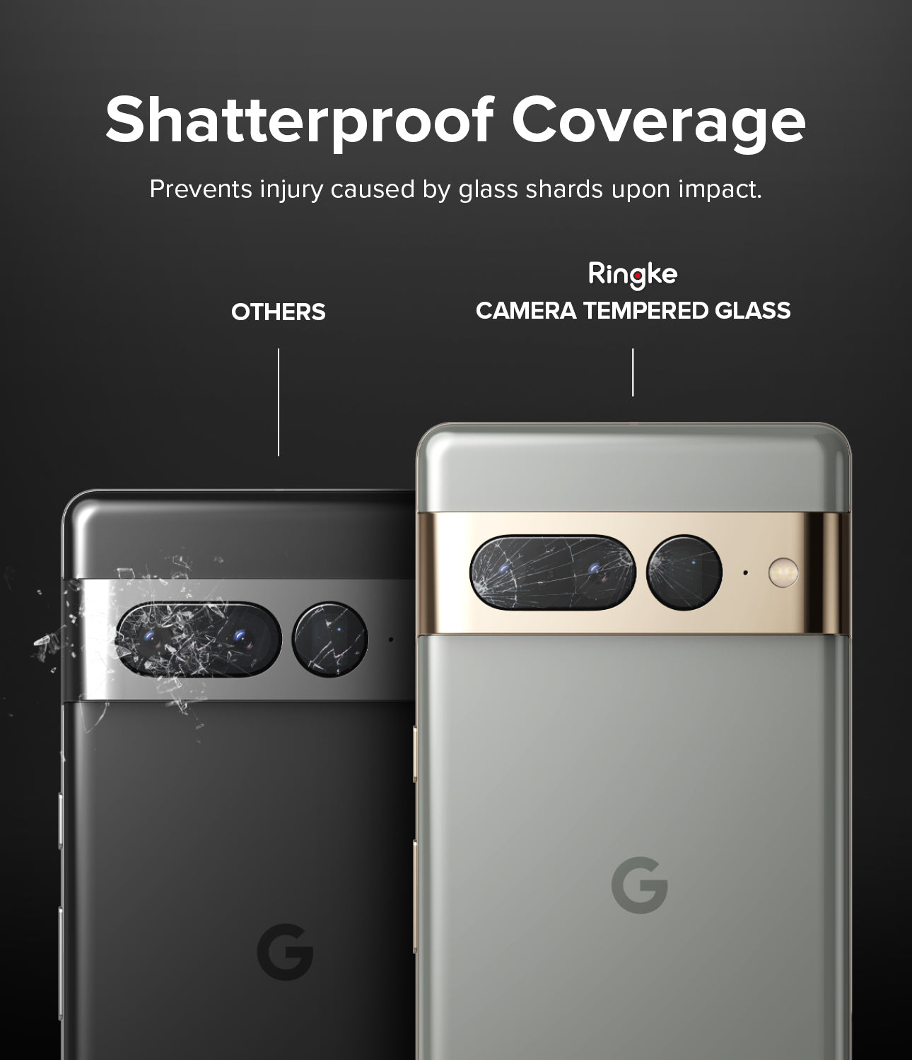 Google Pixel 7 Pro | Camera Protector Glass [3 Pack]-Shatterproof Coverage