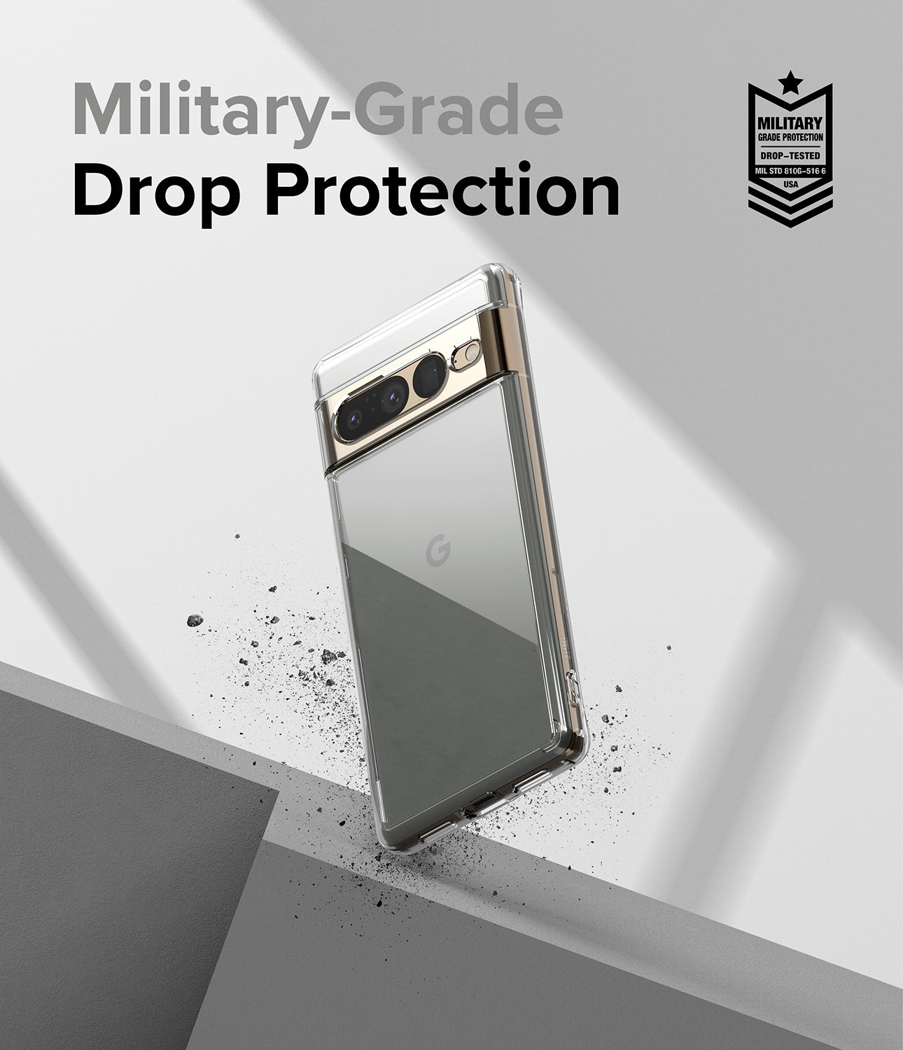 Ốp lưng Google Pixel 7 Pro | Bảo vệ chống rơi cấp độ quân sự kết hợp